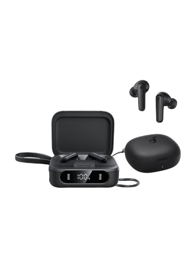 Soundcore P41i من أنكر سماعات أذن مع إلغاء الضوضاء التكيفي مع شاحن هاتف محمول محمول (كابل USB-C مدمج)، 192 ساعة من وقت التشغيل، صوت غامر، مكالمات AI بـ 6 ميكروفونات، سماعات أذن لاسلكية IPX5، بلوتوث 5.3 باللون الأسود و R50i سماعات أذن لاسلكية حقيقية بمشغلات 10 مم مع باس قوي، 30 ساعة من وقت التشغيل، مقاومة للماء IPX5، مكالمات واضحة AI مع 2 ميكروفون، 22 إعداد EQ مسبق عبر التطبيق حزمة سوداء - Image 1