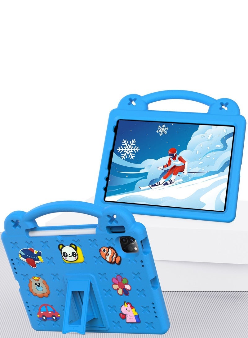 general Protective Tablet Case Compatible with HUAWEI MatePad SE 2023 10.4" with Handle Bar Children Cover , Flat Protective Sleeve EVA Shockproof Tablet Case Portable Cute Cover with Kickstand - Image 4