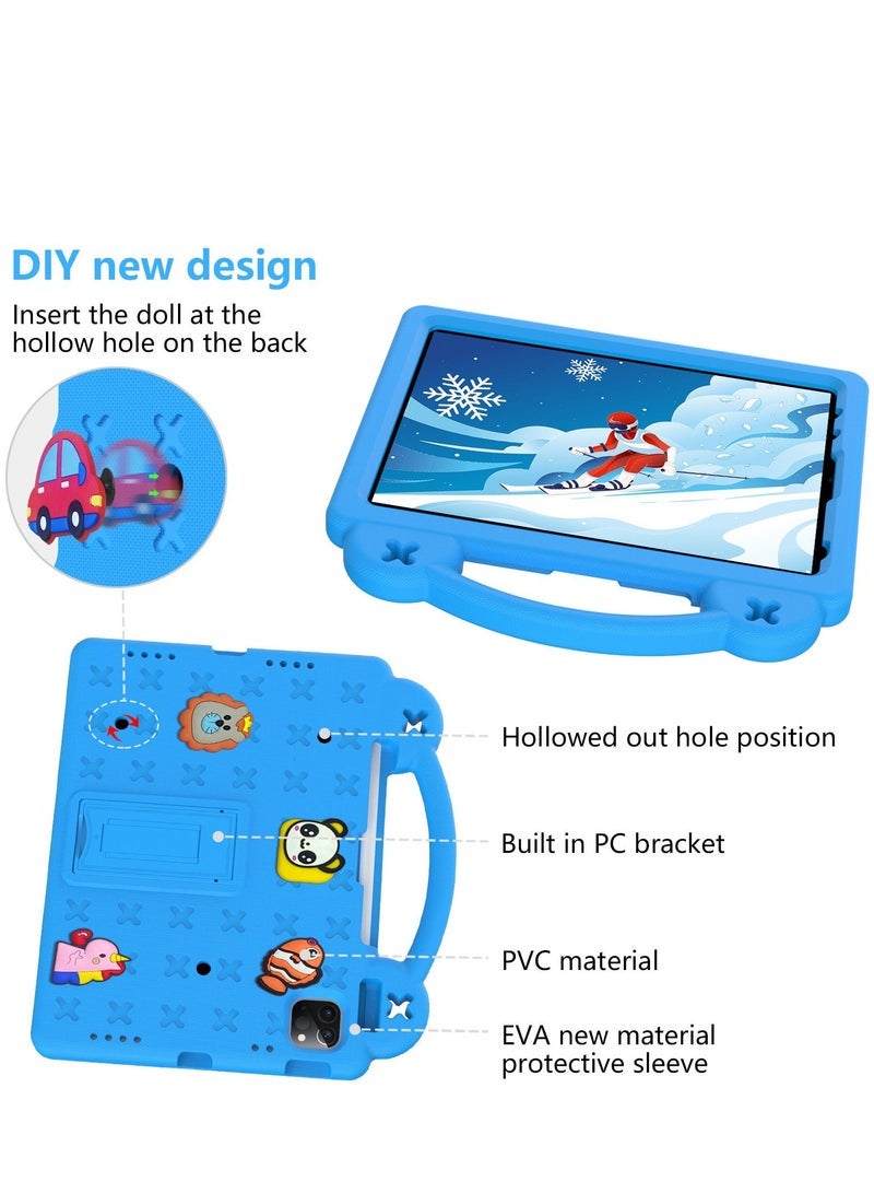 general Protective Tablet Case Compatible with HUAWEI MatePad SE 2023 10.4" with Handle Bar Children Cover , Flat Protective Sleeve EVA Shockproof Tablet Case Portable Cute Cover with Kickstand - Image 5