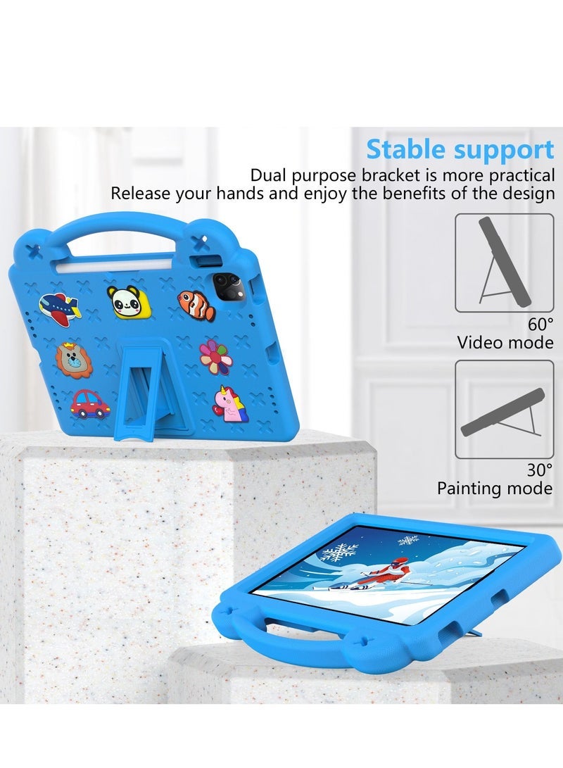 general Protective Tablet Case Compatible with HUAWEI MatePad SE 2023 10.4" with Handle Bar Children Cover , Flat Protective Sleeve EVA Shockproof Tablet Case Portable Cute Cover with Kickstand - Image 2