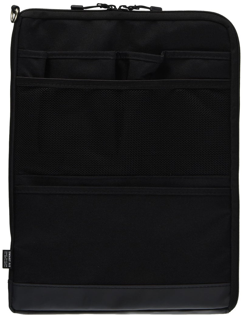 LIHIT LAB LIHITLAB Laptop Sleeve, Water & Stain Repellent, Vertical for Backpack, 13.4" x 9.8", Black (A7683-24) - Image 1