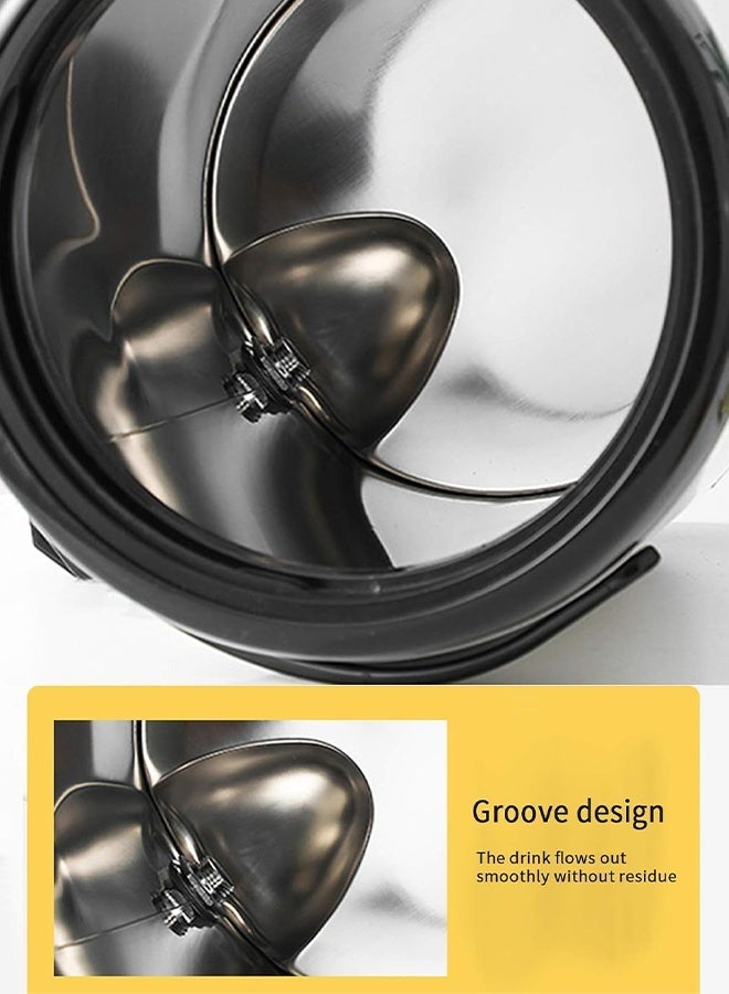 8L large capacity, suitable for holding coffee beverages, herbal tea, boiled water, soy milk and fruit juiceStainless steel double-layer tea cup for commercial and household use - Image 3