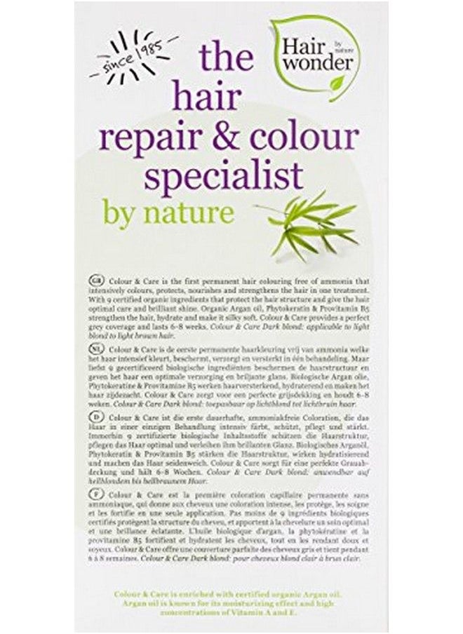 Hair Wonder by Nature - Colour And Care 6 Dark Blond - Image 1