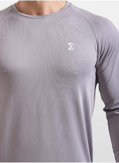 SIGMA FIT Sigma Fit GRAY BASIC LONG SLEEVE - XXL ,Color: GRAY  - Image 3