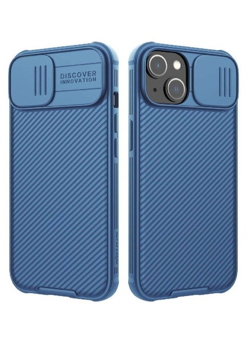 حافظة CamShield Pro مع شريحة حماية لعدسة الكاميرا لهاتف iPhone 14 Plus باللون الأزرق