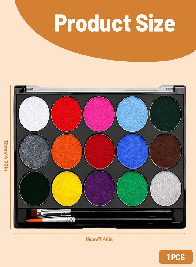 xinxingin Glow in the Dark Paint, Fluorescent Face Paint for Makeup, Fabric Paint Set, Glow Paint for Costume Parties and Festive Events - Image 2