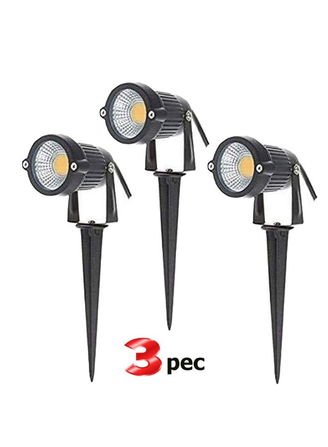 RMAX High-power 10W LED outdoor decorative lights, 3 pieces, for landscaping, garden, patio, and walkway, DC 12V with pointed bracket - Image 1