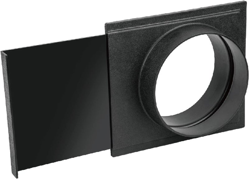 POWERTEC 70279 Dust Collection Blast Gate, 6 Inches ABS Plastic - 1 Pack - Image 1