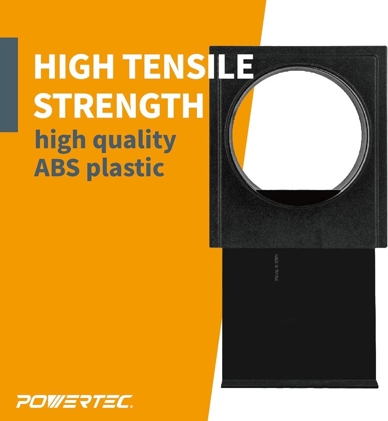 POWERTEC 70279 Dust Collection Blast Gate, 6 Inches ABS Plastic - 1 Pack - Image 5