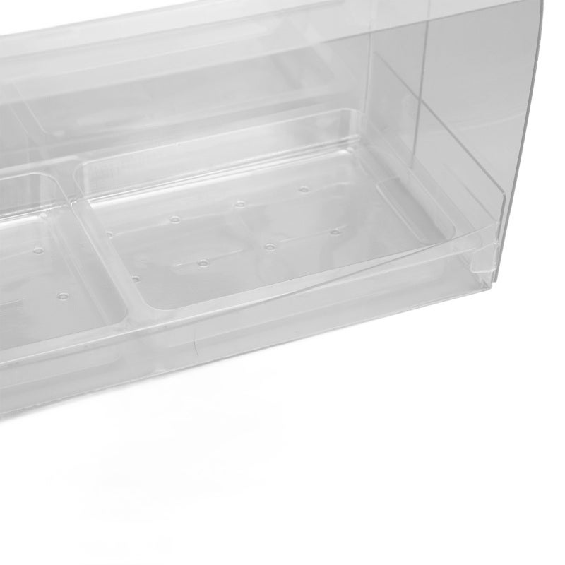 Window Bird Feeder: 2 Strong Suction Cups, Removable Tray With Drain Holes - Clear Window Bird Feeder for Outdoor Wild Bird Watching, Bird Lovers, All Ages - Image 2