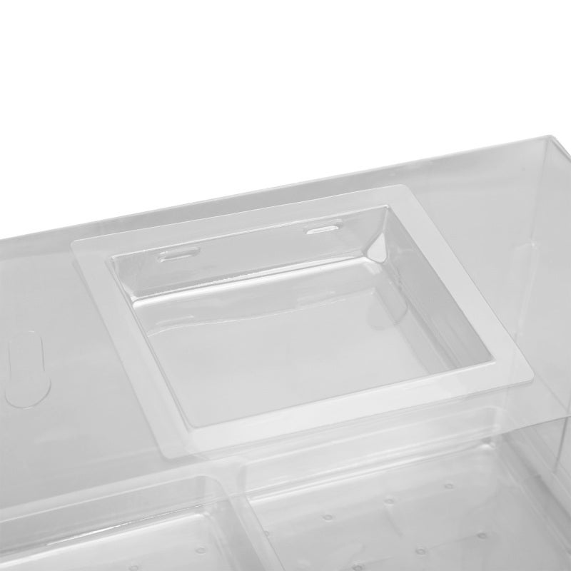 Window Bird Feeder: 2 Strong Suction Cups, Removable Tray With Drain Holes - Clear Window Bird Feeder for Outdoor Wild Bird Watching, Bird Lovers, All Ages - Image 3