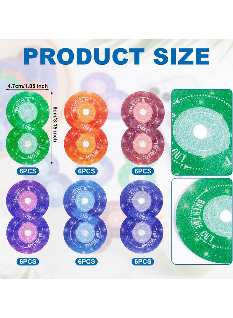 Infinity Loop Sensory Strips (36-Pack) – Calming Textured Fidget Stickers for Anxiety, ADHD, Stress Relief & Focus | Self-Adhesive Tactile Strips for Phones, Laptops, Notebooks, Desks, Therapy Rooms, Classrooms & Office | Mental Health, Relaxation & Mindfulness Tool for On-the-Go Calm - Image 3