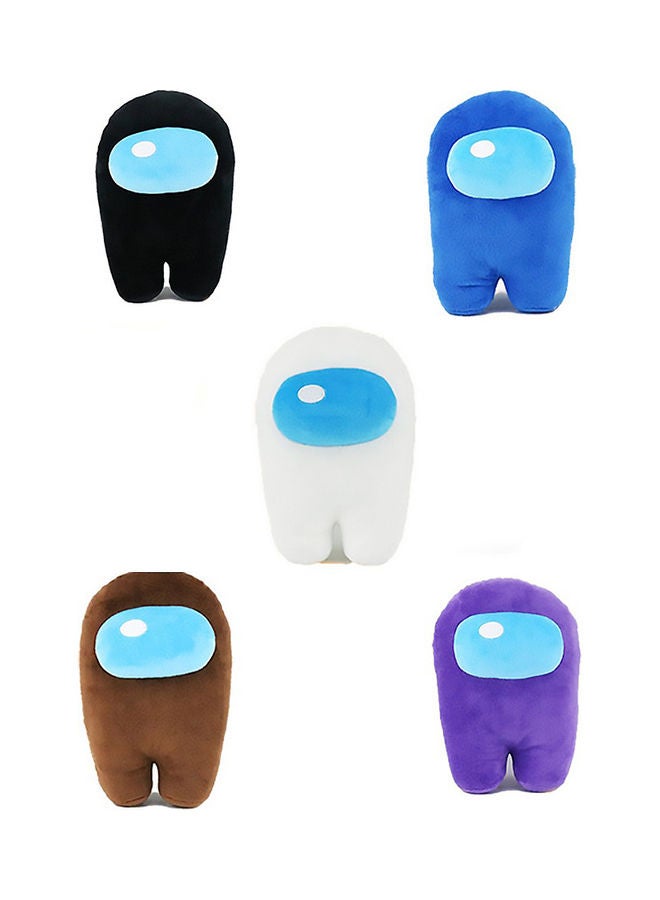 NIBEMINENT 5-Piece Among Us Soft Plush Toy Doll 10cm - Image 2