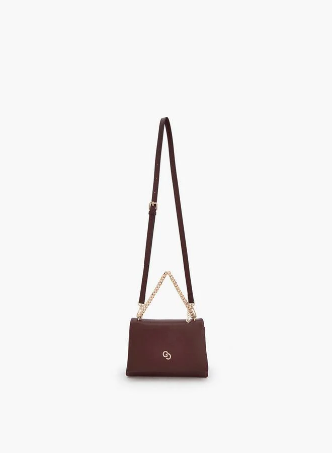 Celeste  Chain Accent Crossbody Bag With Detachable Strap for Women | Best Price UAE