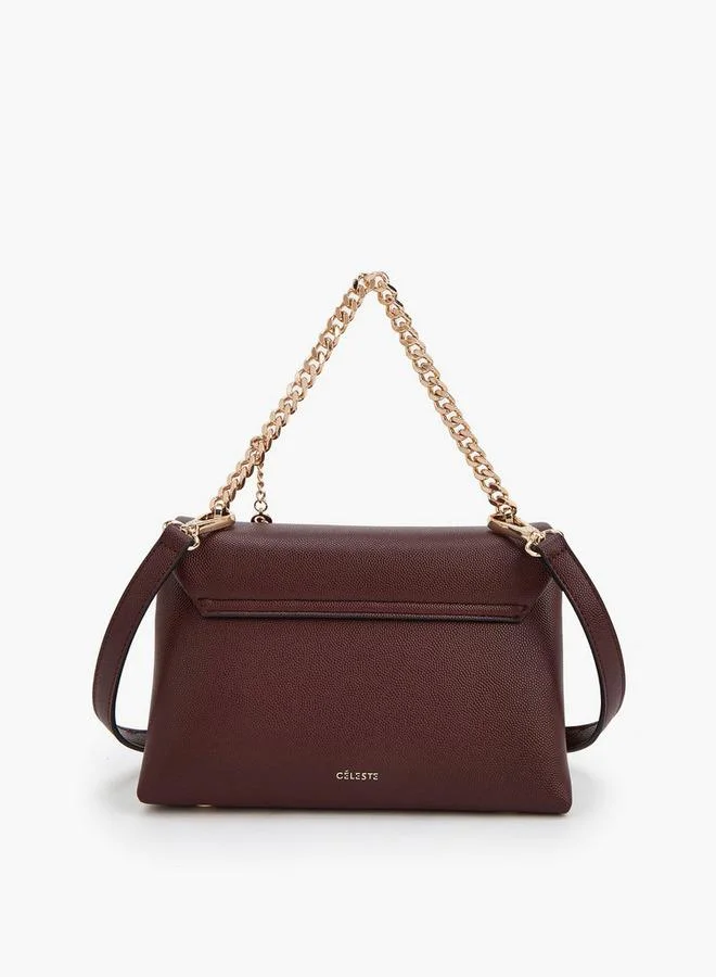 Celeste  Chain Accent Crossbody Bag With Detachable Strap for Women | Best Price UAE