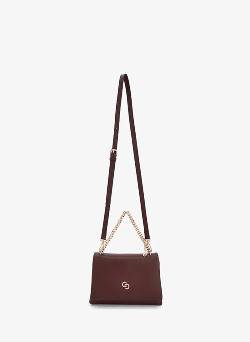 سيليست Chain Accent Crossbody Bag With Detachable Strap