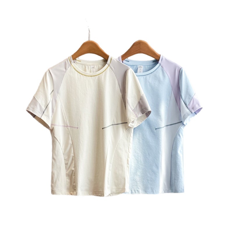 Women's Slim Fit Quick-Dry Breathable Mesh Short-Sleeve T-Shirt for Outdoor Sports - Image 5