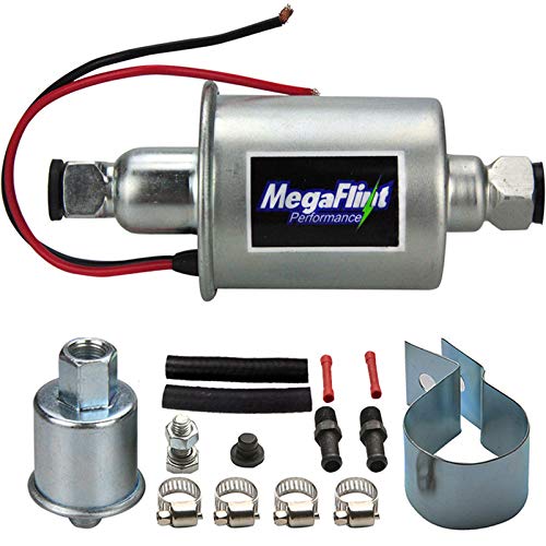 Megaflint Inline Fuel Pump 12V Universal Electric Fuel Pump Low Pressure 5-9 PSI For Gas Diesel E8012S HEP-02A - Image 1