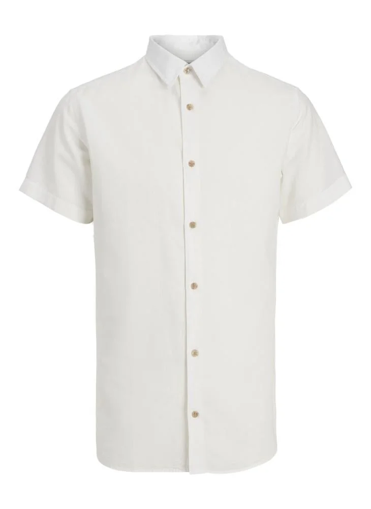 JJ Rebel  solid Regular Fit Half Sleeve Shirt for Men | Best Price UAE