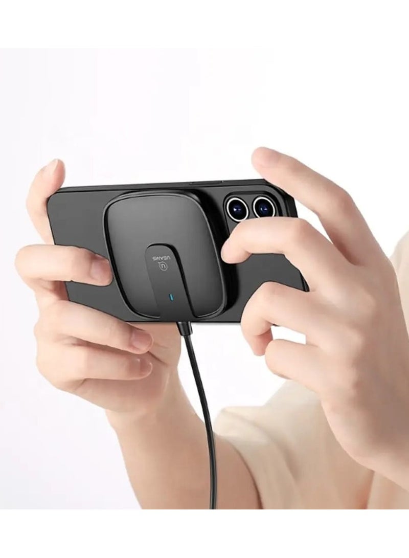 USAMS US-CD153 High-Speed Magnetic Wireless Charger – 15W Power, Precision Positioning, Ultra-Thin Design, and Radiation Resistance for Safe & Efficient Charging - Image 2