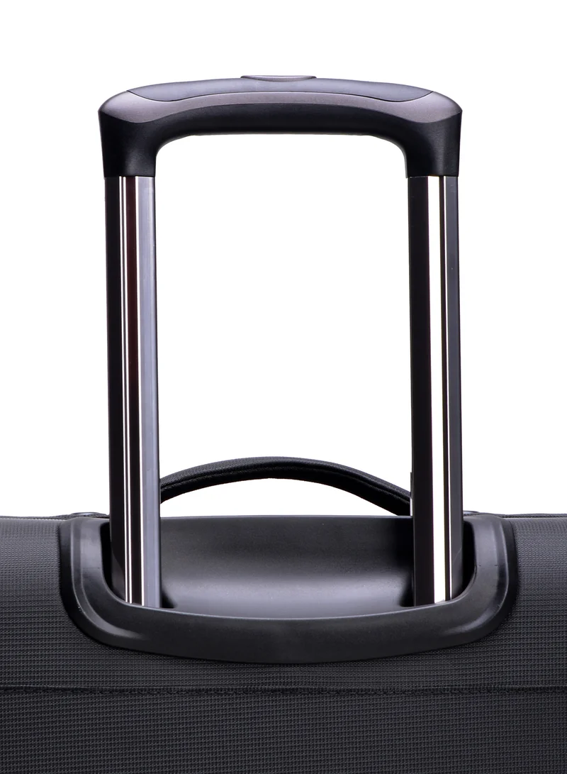 eminent Soft Shell Travel Bag Expandable Luggage Trolley for Unisex Polyester Light Weight Suitcase with TSA lock 4 Quiet Double Spinner Wheels V6093SZ