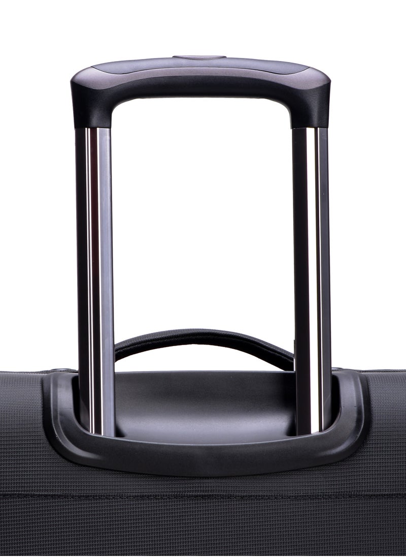 eminent Soft Shell Travel Bag Expandable Luggage Trolley for Unisex Polyester Light Weight Suitcase with TSA lock 4 Quiet Double Spinner Wheels V6093SZ  - Image 5