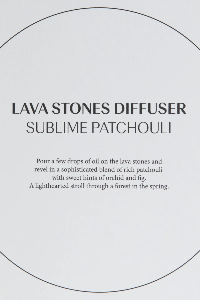H&M Lava stone diffuser set