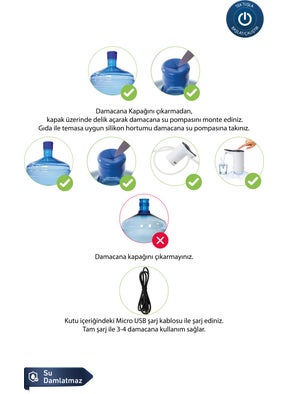 ithink Automatic Rechargeable Bottle Water Pump WP-100  - Image 3
