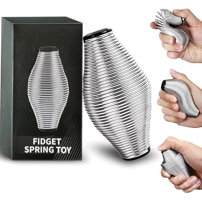 SWIUKPHE Metal Fidget Toys, 20LB Stainless Steel Stress Ball Toys, Adult Fidgets for Anxiety And Stress, Quiet ADHD Figette Toy, Silent Anxiety Relief Item Stocking Stuffer Gift for Teen Boy Men - Image 1