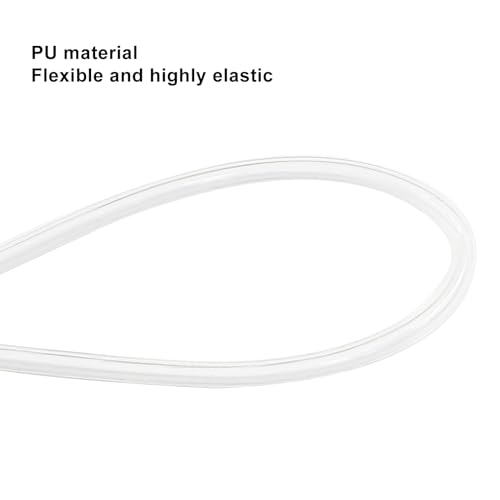 Coufce Pneumatic Tubing 18 OD PU Polyurethane Air Line Hose Clear Nylon Pipe for Fluid Transfer Air Brake Compressor Fitting 328 FT - Image 3