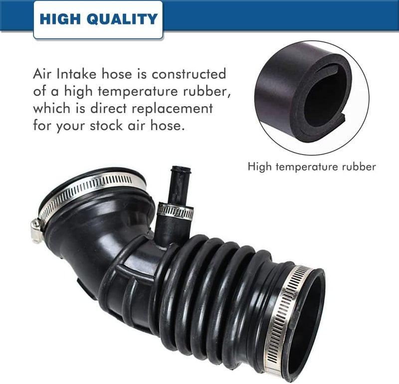 A ABIGAIL Air Intake Hose Compatible with 2007 2008 2009 2010 2011 2012 2013 Nissan Altima 2.5L - Intake Filter Tube Replaces # 16576-JA000- Air Intake Duct Tube Boot - Image 2