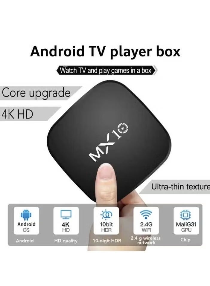 MX10 Android 13 4K 3D TV Box Smart IPTV – 2.4G/5G WiFi Streaming Device for TV, Movies, Live Channels, and More – High-Quality Performance for Ultimate Entertainment  - Image 3