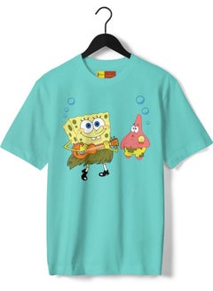 Kozi Cartoon T-Shirt Spongebob and Patrick Star Oversize Unisex 