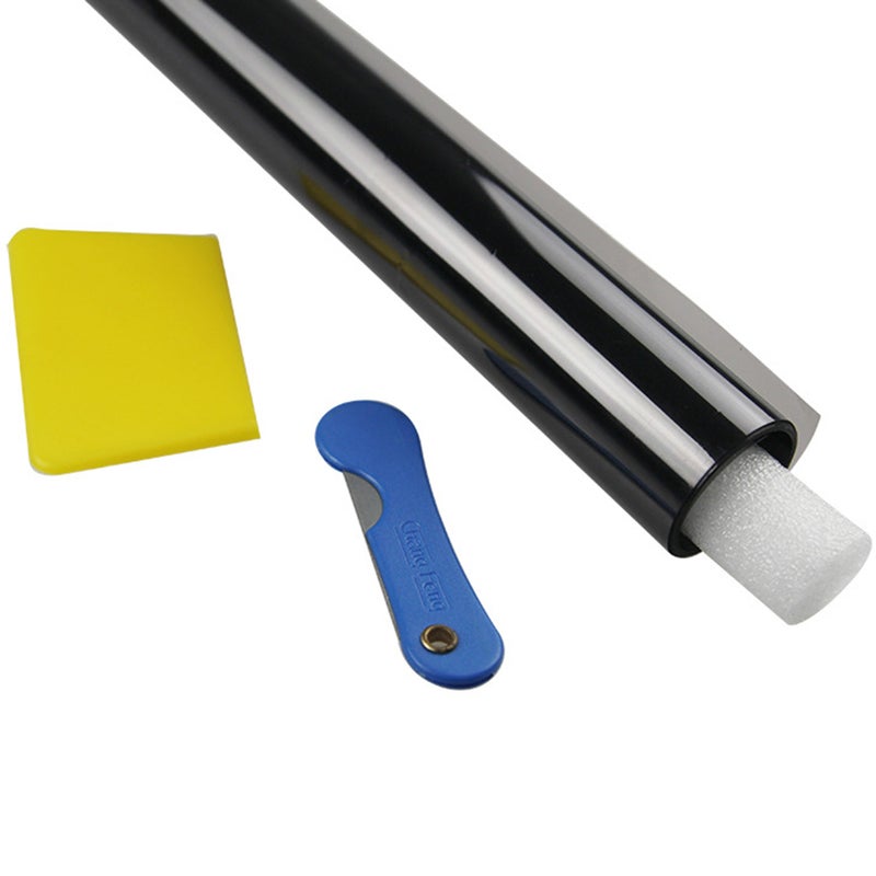 2 Rolls 0.5x3M Car Window Thermal Heat Insulation Film 35% Light Transmittance Glass Explosion-proof Shading Film - Image 3