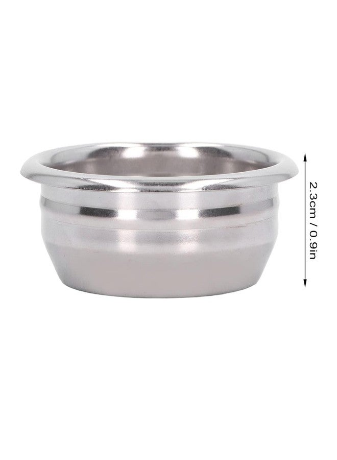 Tnfeeon 2 Cup Stainless Steel Coffee Filter, 58mm Double Layer Pressurized Filter Basket Espresso Filter Portafilter Basket for Portafilter Coffee Machine - Image 2