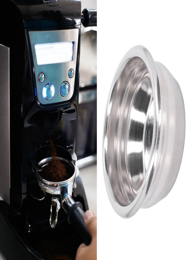 Tnfeeon 2 Cup Stainless Steel Coffee Filter, 58mm Double Layer Pressurized Filter Basket Espresso Filter Portafilter Basket for Portafilter Coffee Machine - Image 4