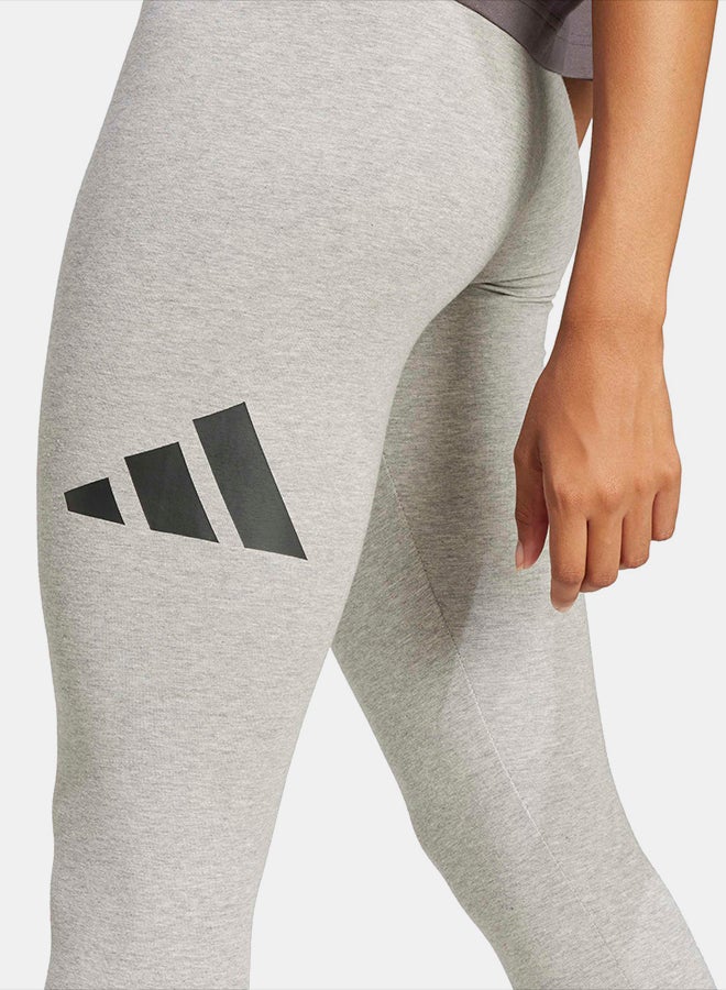 Adidas Essentials Big Logo Cotton Leggings - Image 4