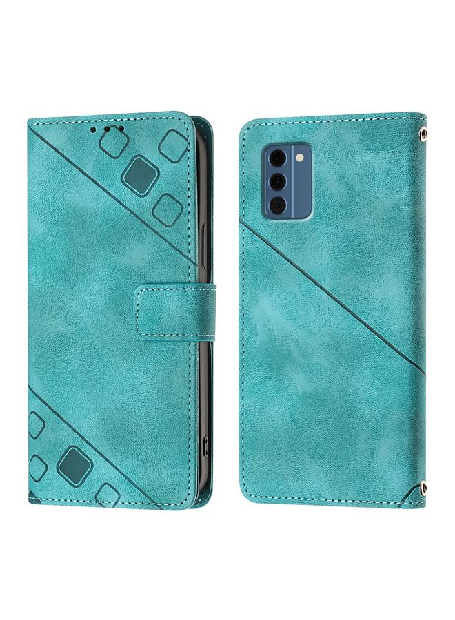 اس-توب جراب لهاتف Nokia C300 مصنوع من الجلد المنقوش بملمس الجلد - Image 3