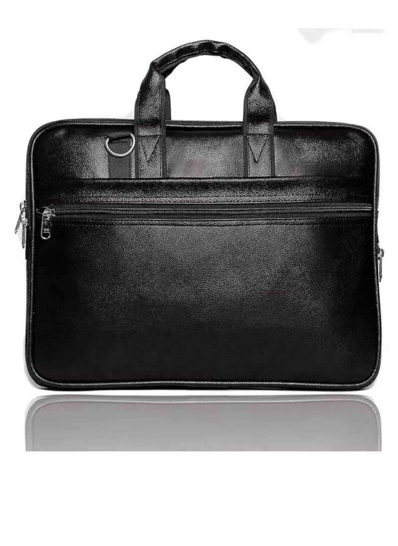 POGAGO Men’s Synthetic Leather Laptop Messenger Bag – Perfect Blend of Style & Functionality  - Image 2