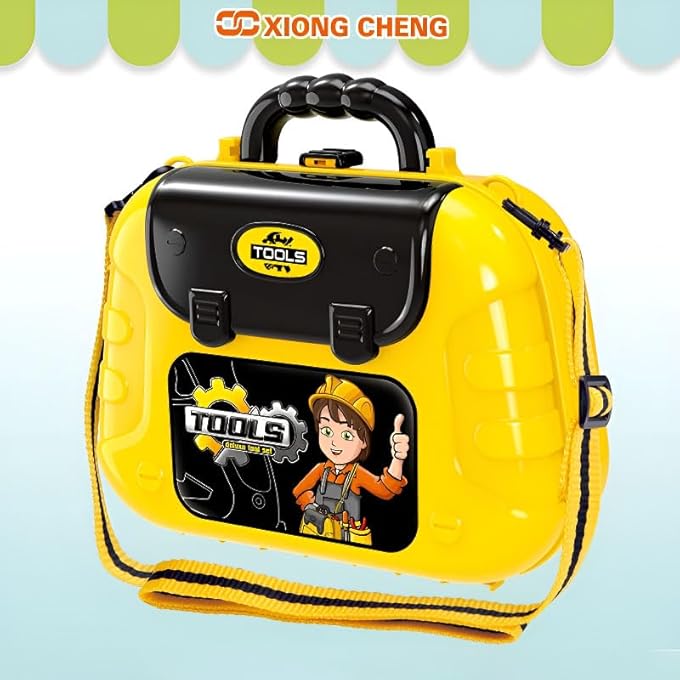 KIDS 2-IN1 DELUXE TOOLS PLAYSET FOR BOYS AND GIRLS - Image 5