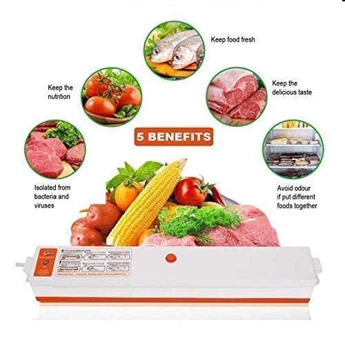Hetarmi Portable Handy Tape Sealing Machine Seal Packing Plastic Bag Sealer Impulse Bag Sealer Kitchen Tool Multi color Vacuum Sealer - Image 4