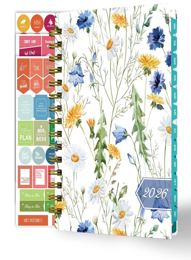 Ymumuda 2026 Planner, Daily Weekly Monthly Planner, 2026 Calendar Planner (Jan 2026 - Dec 2026), 8.4" x 6.3", Teacher School Student Work Agenda with Tabs, Ideal for School Office Supplies - Image 1