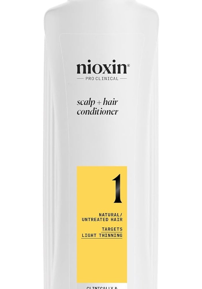 Nioxin Scalp + Hair Thickening System 1 Conditioner for Natural Hair with Light Thinning - 10.1 fl oz - Image 1