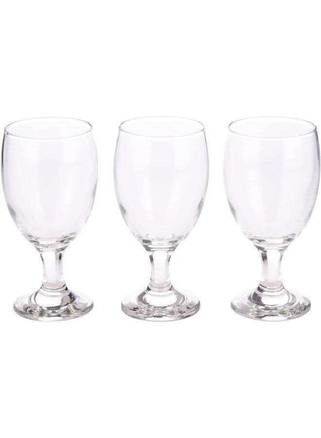 AKDC Cheerful Tumbler 3Pcs L(7CM) XW(7CM) XH(15CM) transparent - Image 1