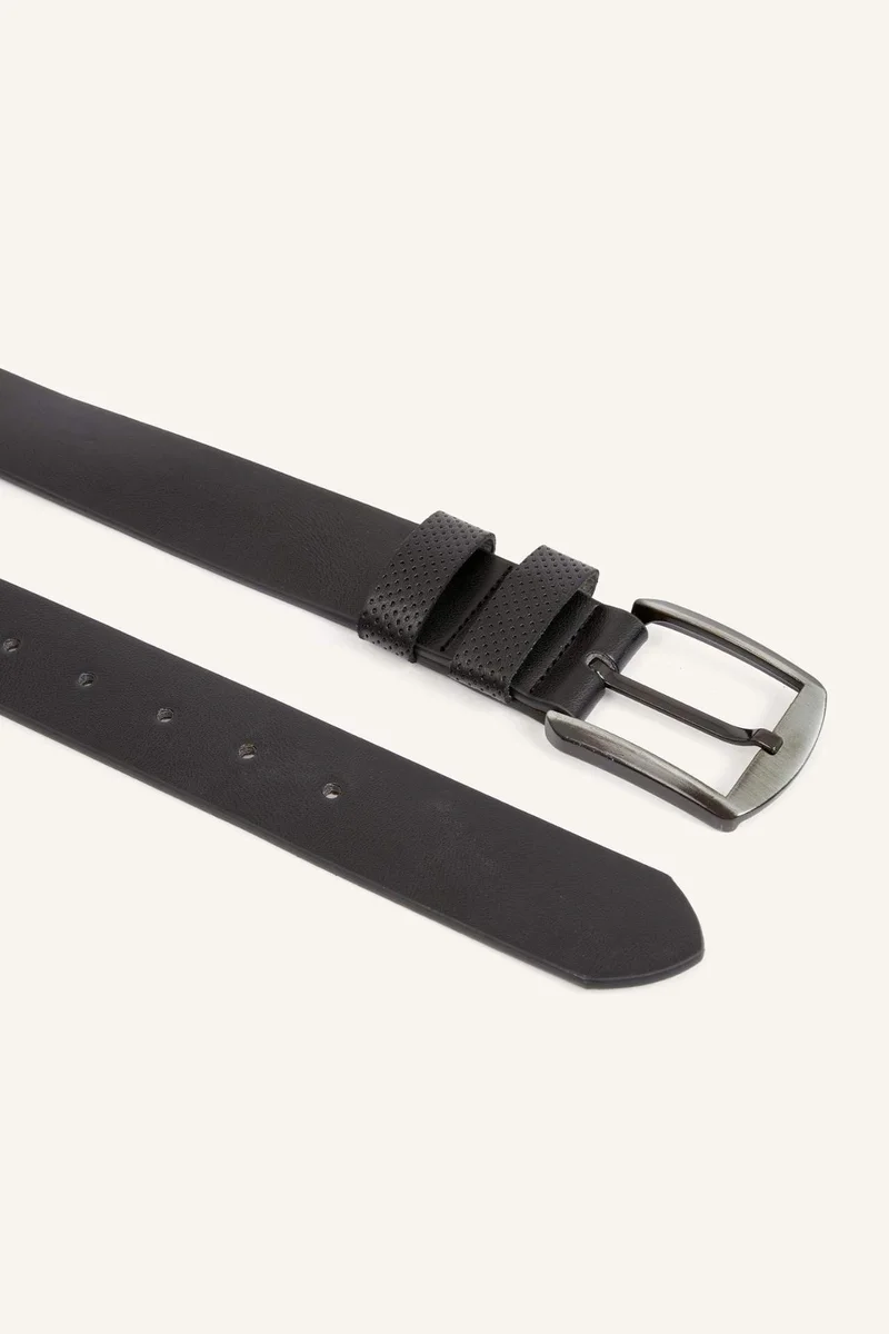 Defacto  Man Rectangle Clasp Faux Leather for Men | Best Price UAE