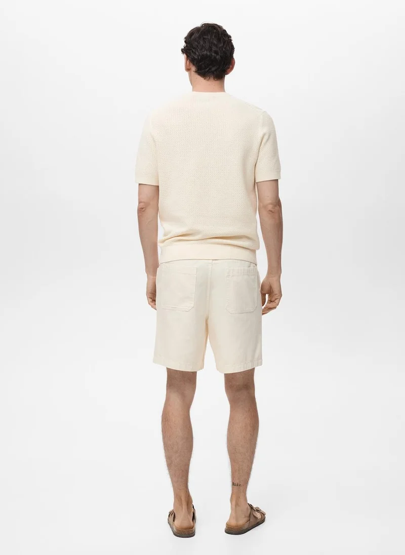 Mango Man Albahaca Crew Neck T-Shirt
