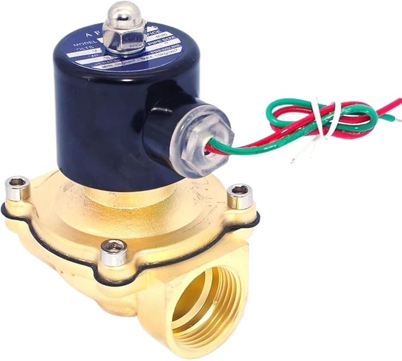 1 Inch NPT 120VAC Solenoid Valve Water 12V 2W 250 25 NC 1 Piece - Image 2