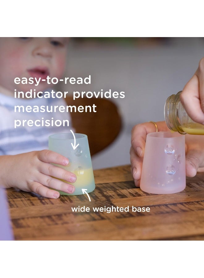 Olababy First Drinking Cup, Clear Sense 100% Silicone Learning Cup for Infants - Image 3