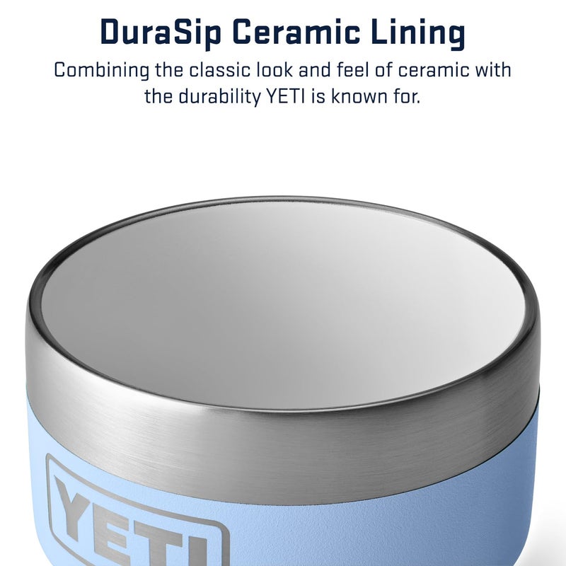 YETI Rambler 4 oz Stackable Cup, Stainless Steel, Vacuum Insulated Espresso/Coffee Cup, 2 Pack, Big Sky Blue - Image 3