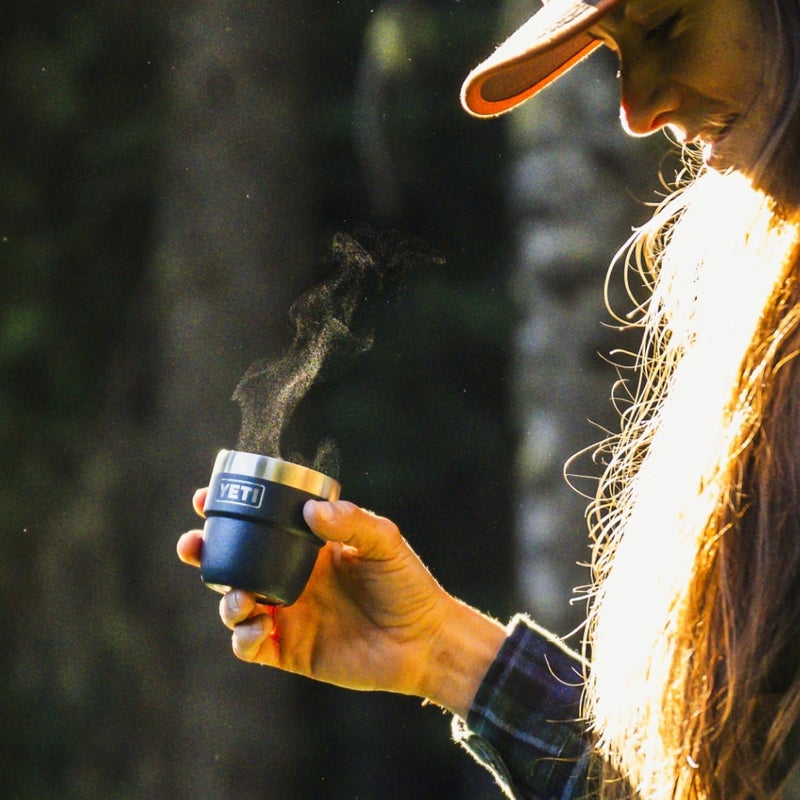 YETI Rambler 4 oz Stackable Cup, Stainless Steel, Vacuum Insulated Espresso/Coffee Cup, 2 Pack, Big Sky Blue - Image 4